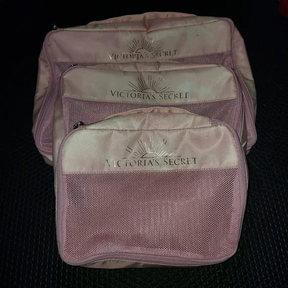 Victoria secret Trio Packing cube Travel Essential set NWT - Picture 4 of 9